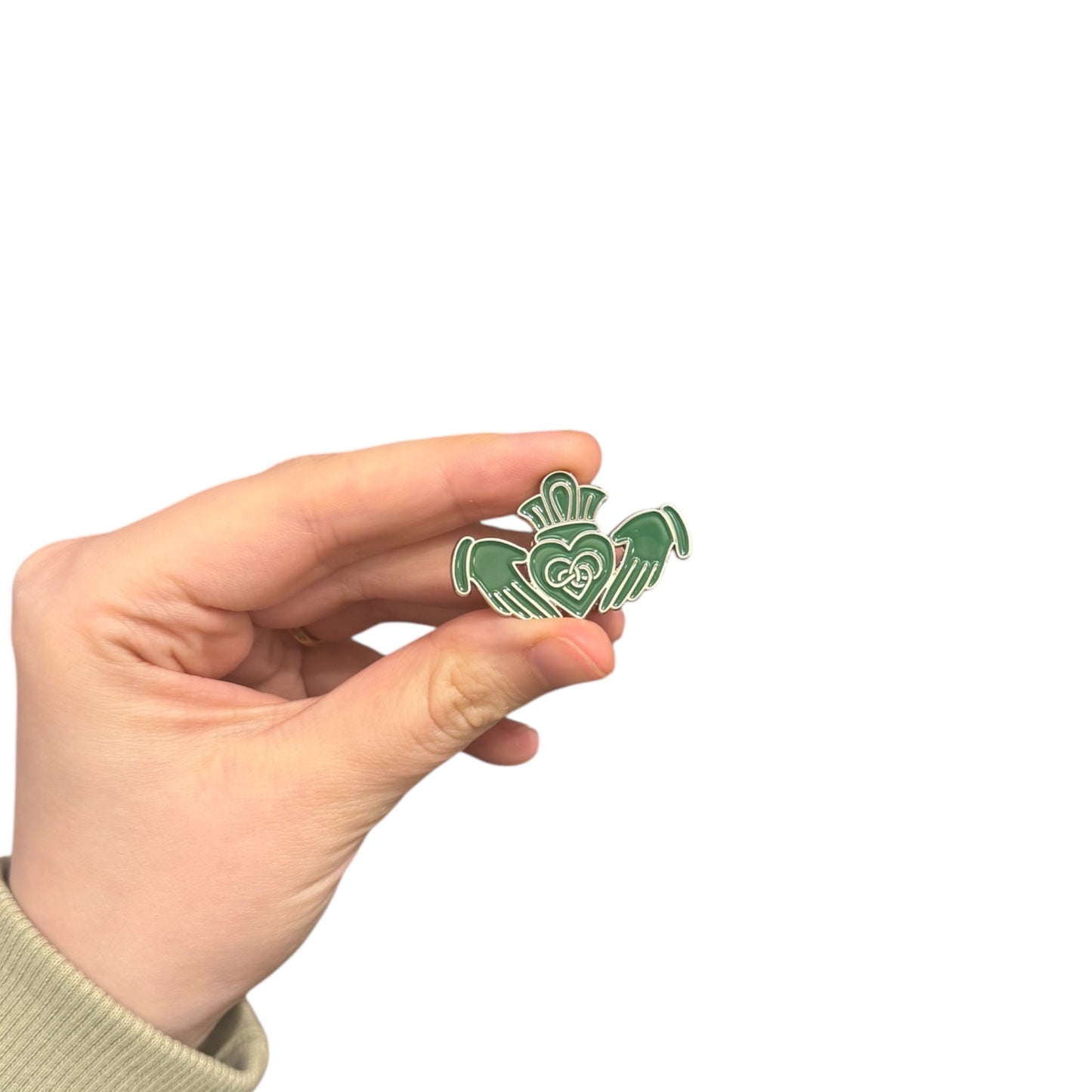Claddagh Pin Badge - GaelMade