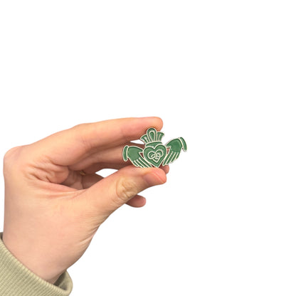 Claddagh Pin Badge - GaelMade