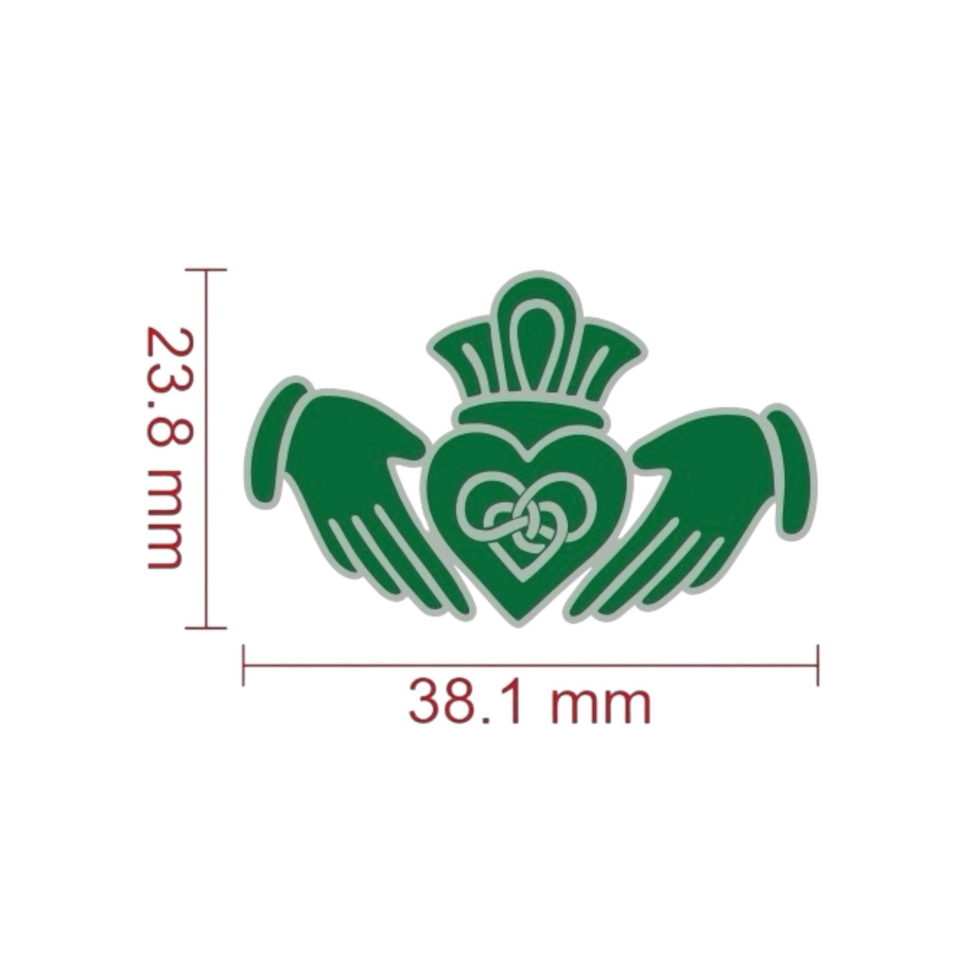 Claddagh Pin Badge - GaelMade