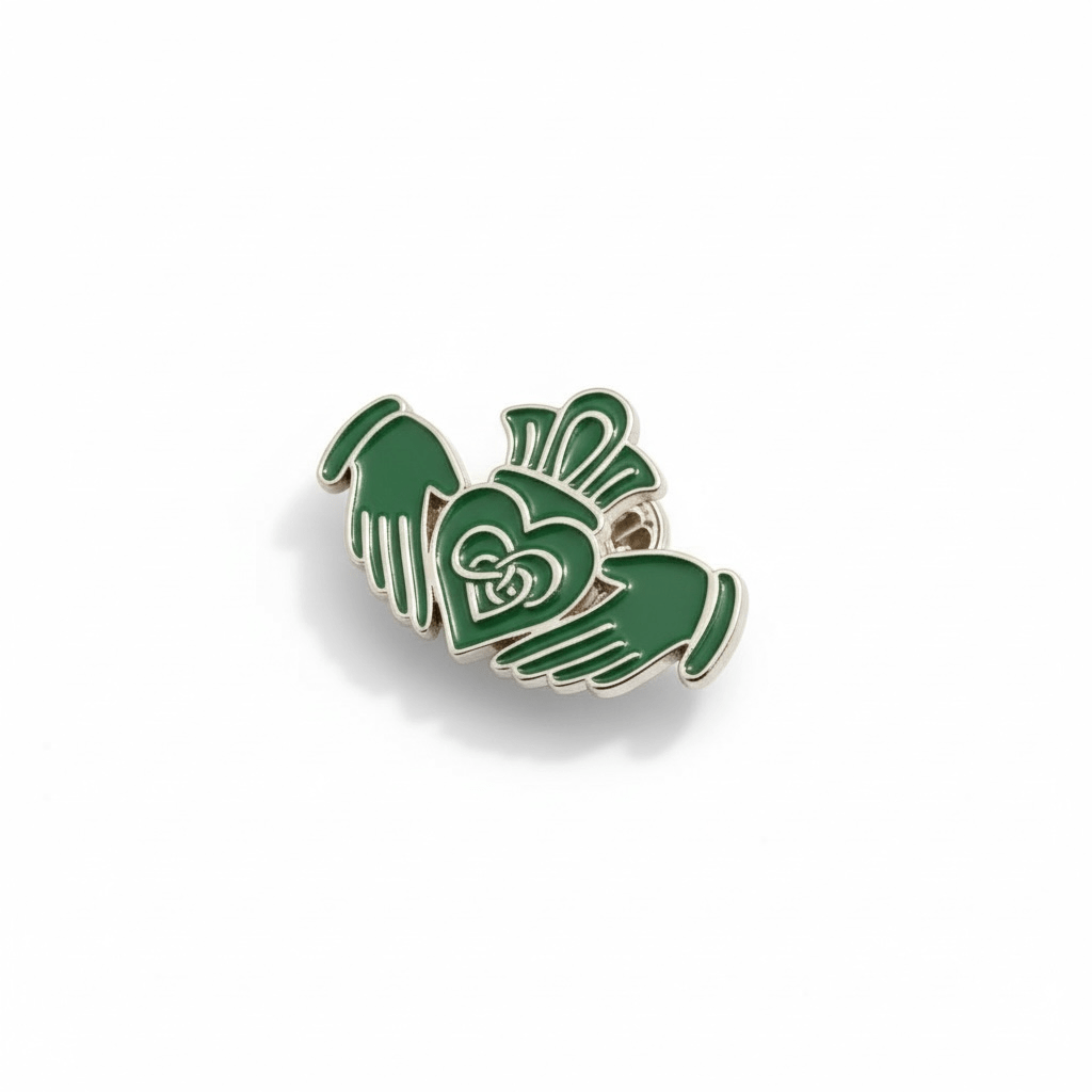 Claddagh Pin Badge - GaelMade