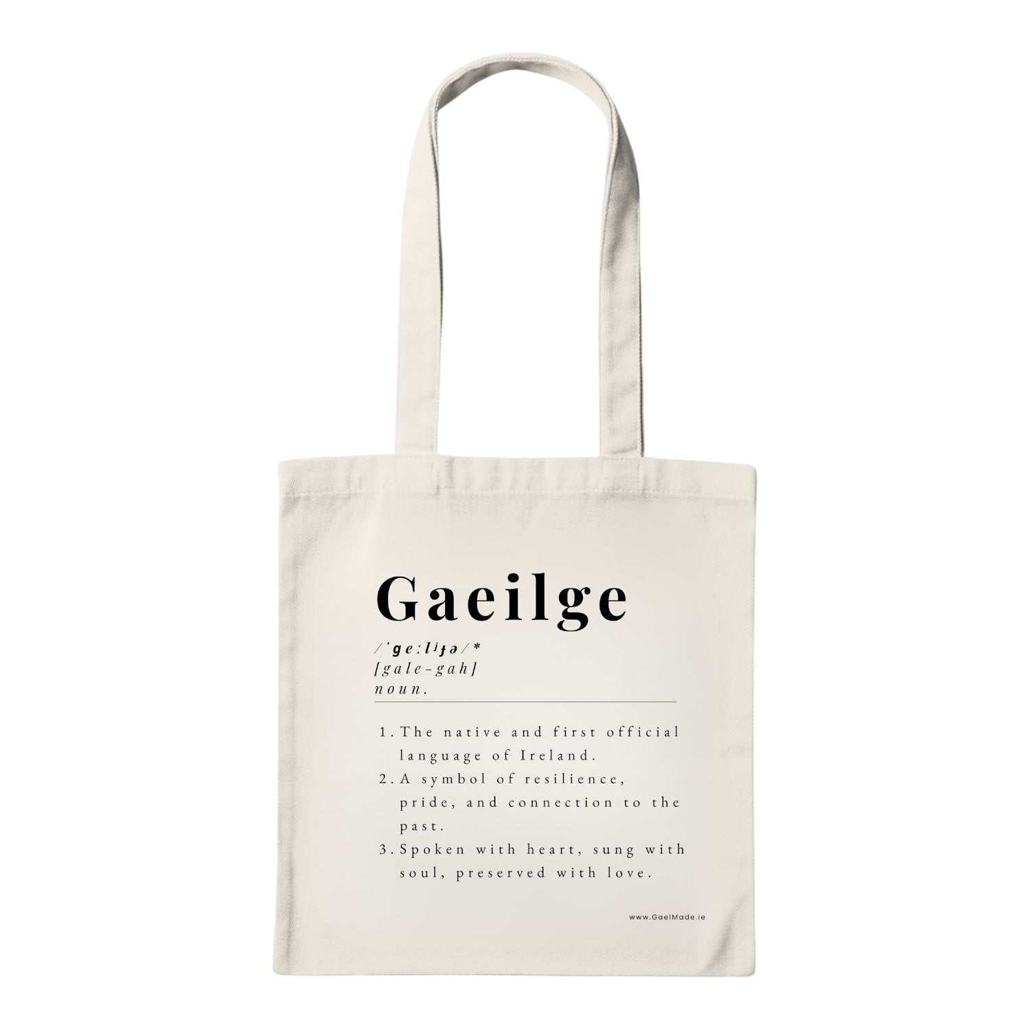 Gaeilge Tote Bag - GaelMade