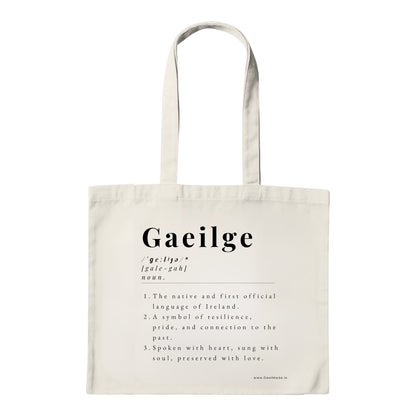 Gaeilge Tote Bag - GaelMade