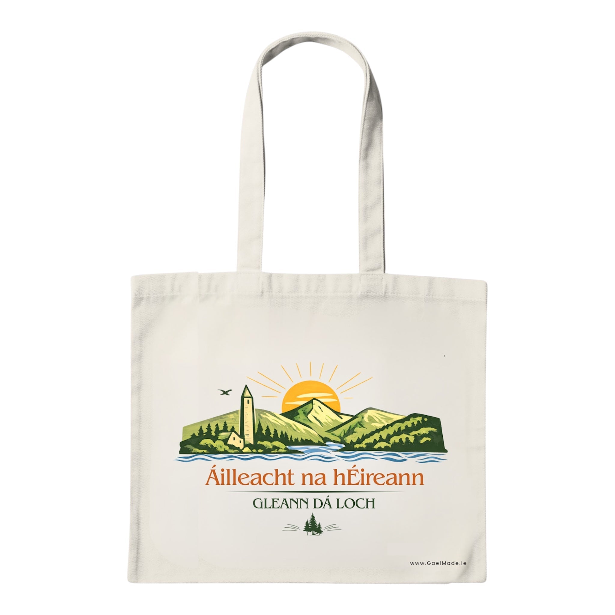 Gleann Dá Loch Tote Bag (Glendalough) - GaelMade