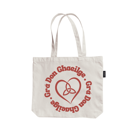 Grá don Ghaeilge 2.0 Tote Bag - GaelMade