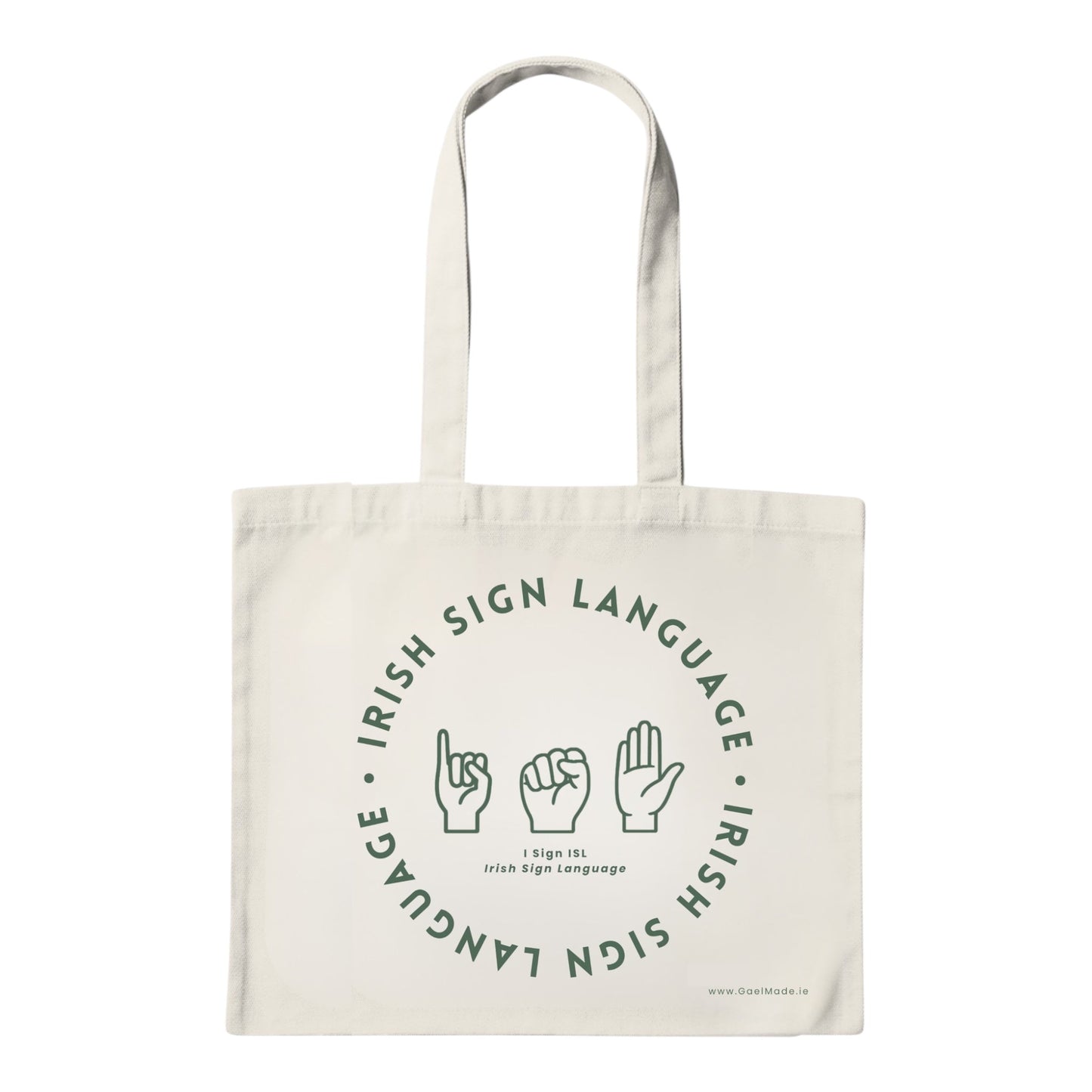 Irish Sign Language Tote Bag - GaelMade