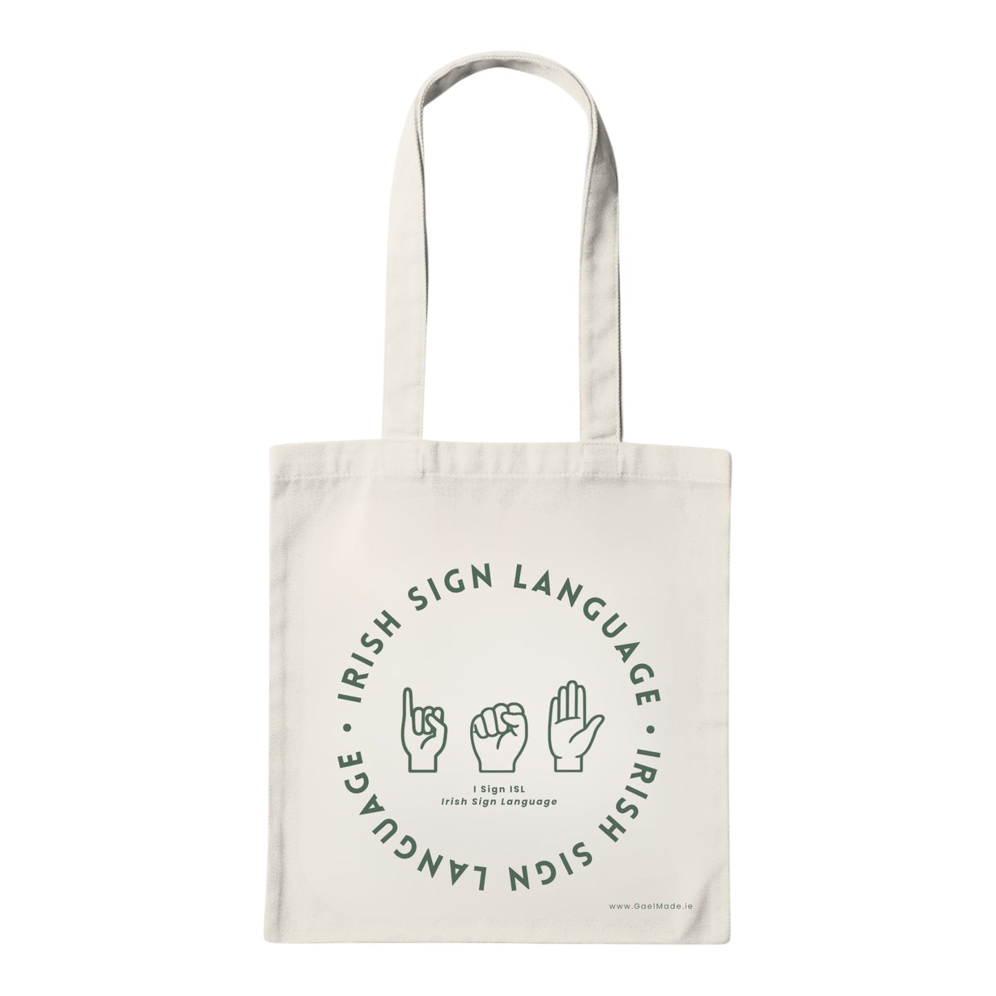 Irish Sign Language Tote Bag - GaelMade