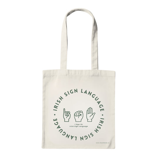 Irish Sign Language Tote Bag - GaelMade