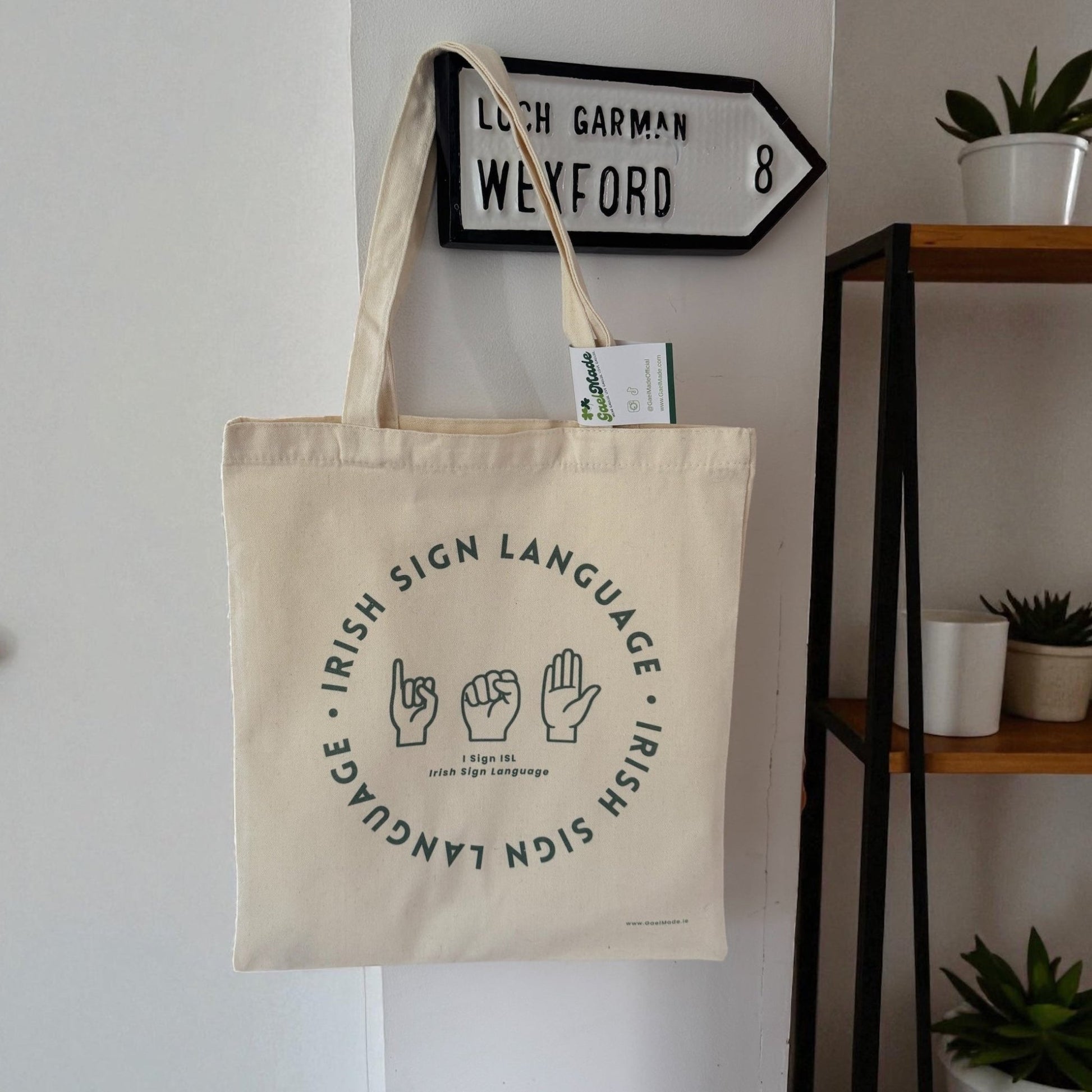 Irish Sign Language Tote Bag - GaelMade