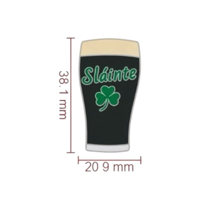Sláinte Pint Pin Badge - GaelMade