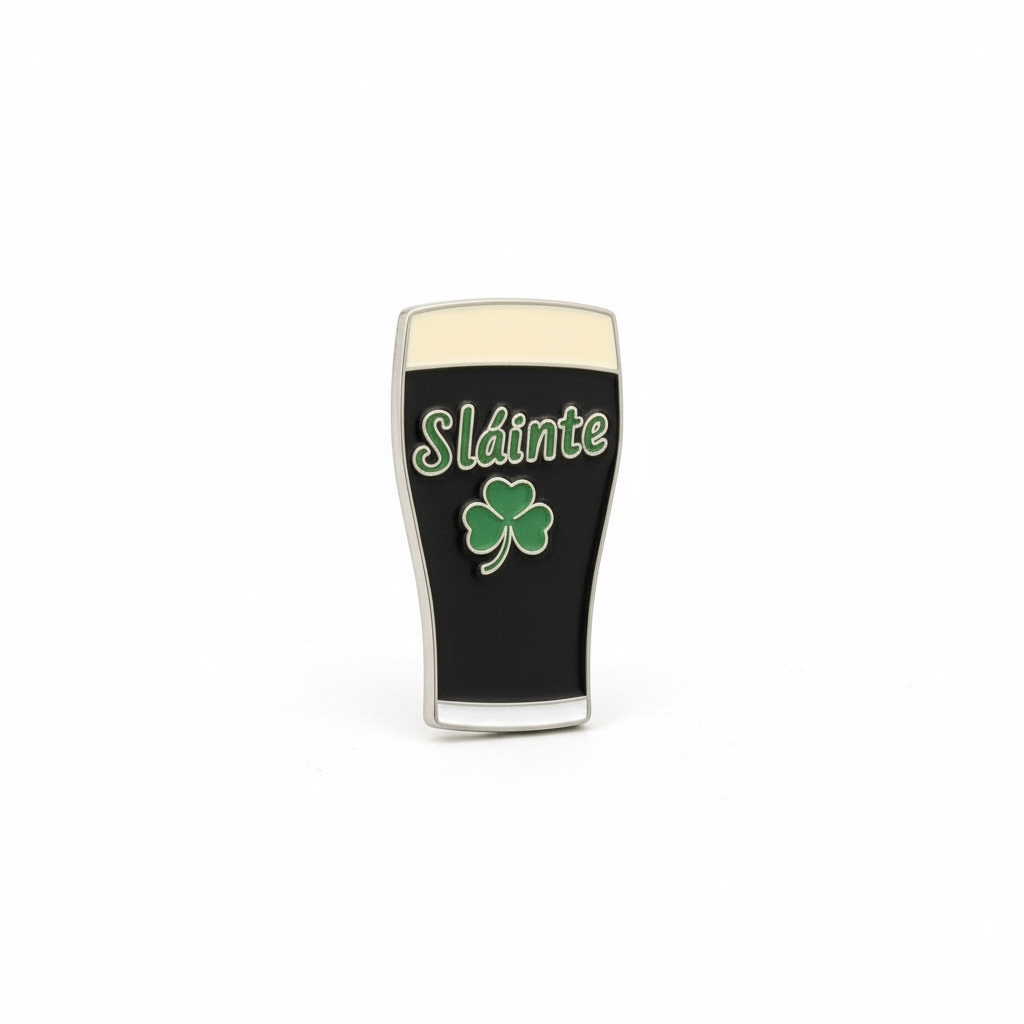 Sláinte Pint Pin Badge - GaelMade