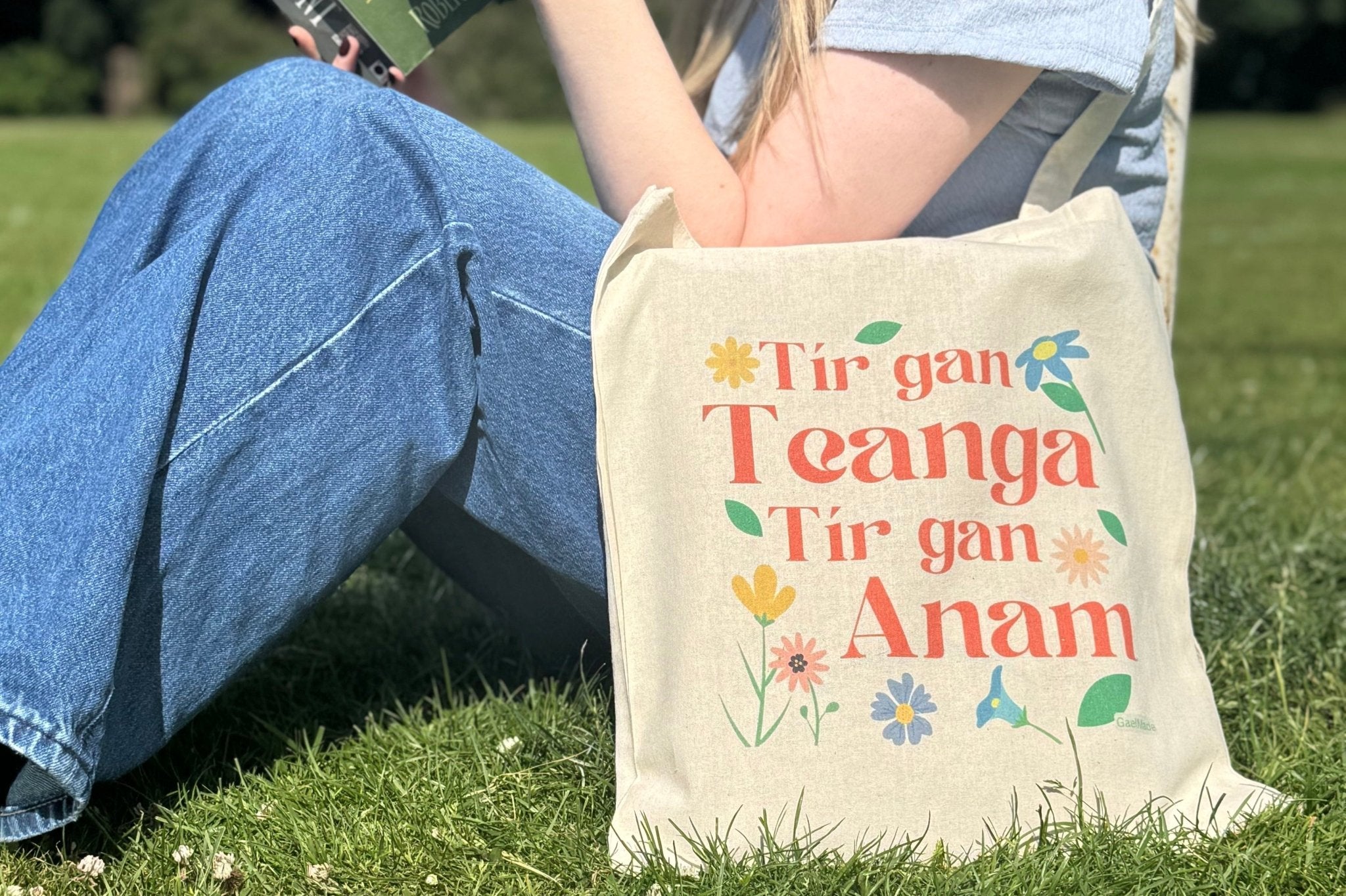 Tír Gan Teanga, Tír Gan Anam Tote Bag - GaelMade